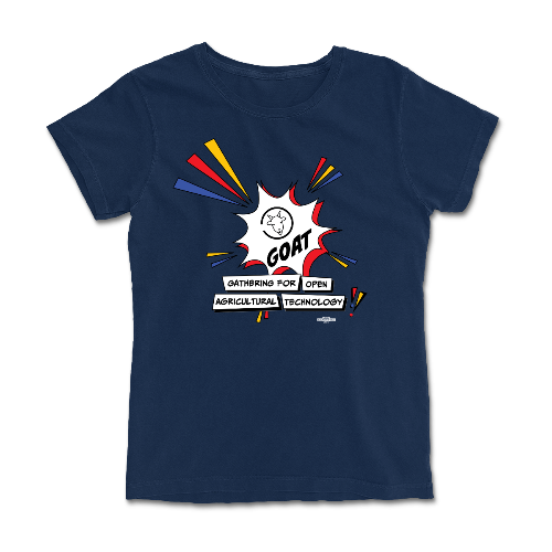 GOAT Logo Navy Tee