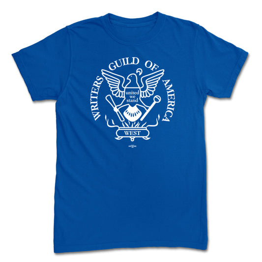 WGAW Retro Logo Shirt (Royal Blue)