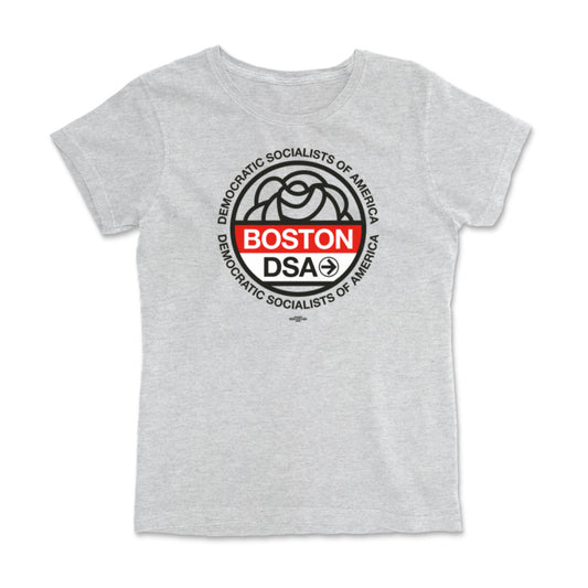 Boston DSA Logo Femme Heather Tee