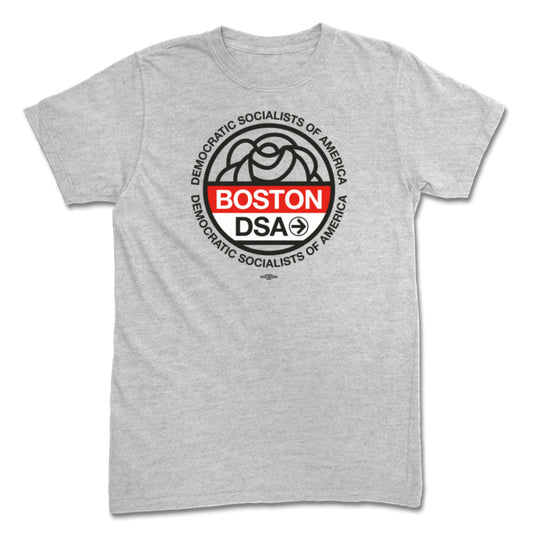 Boston DSA Logo Unisex Heather Tee