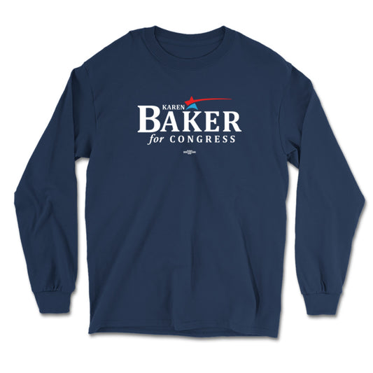 Baker For Congress Long Sleeve T-Shirt