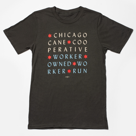 Chicago Cane Block Text shirt
