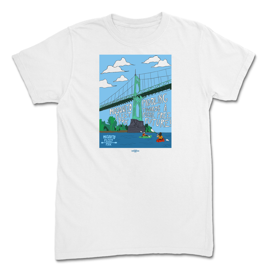 Paddling to a Fossil Free Future! T-shirt