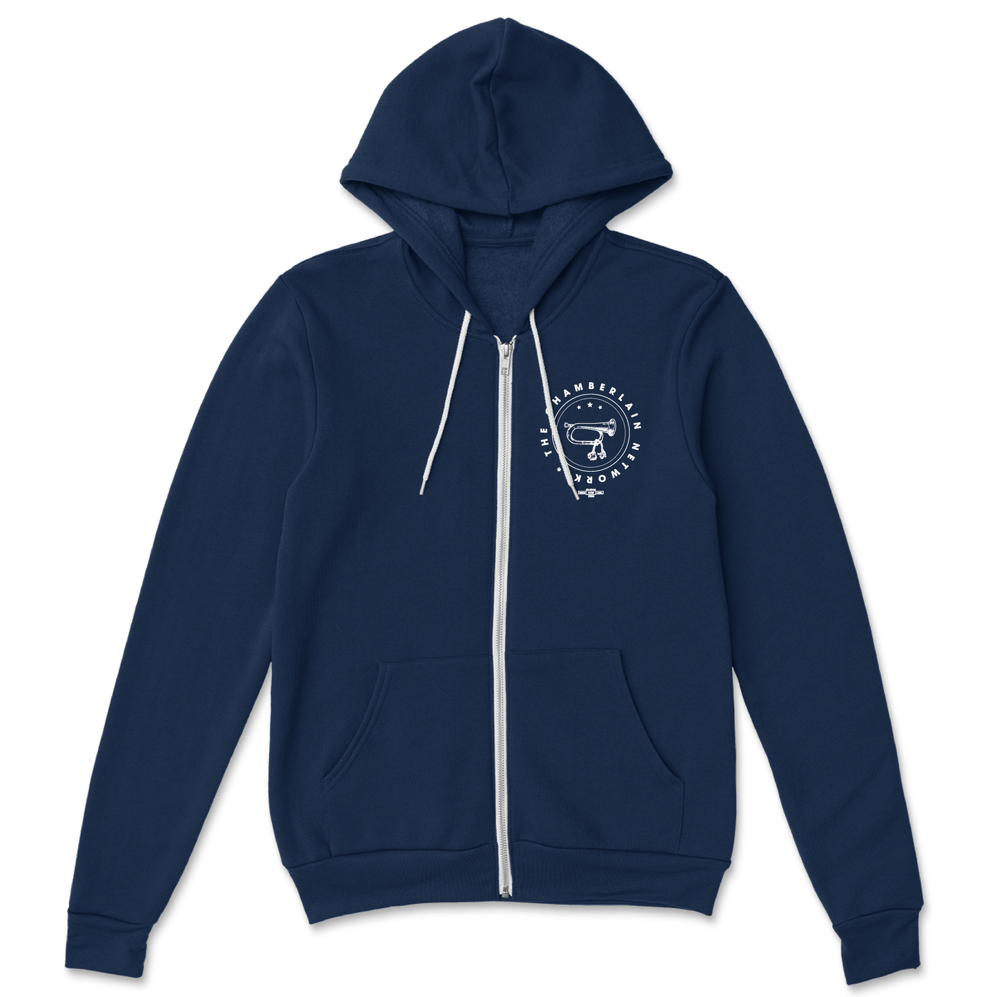 Bugle Logo Navy Hoodie