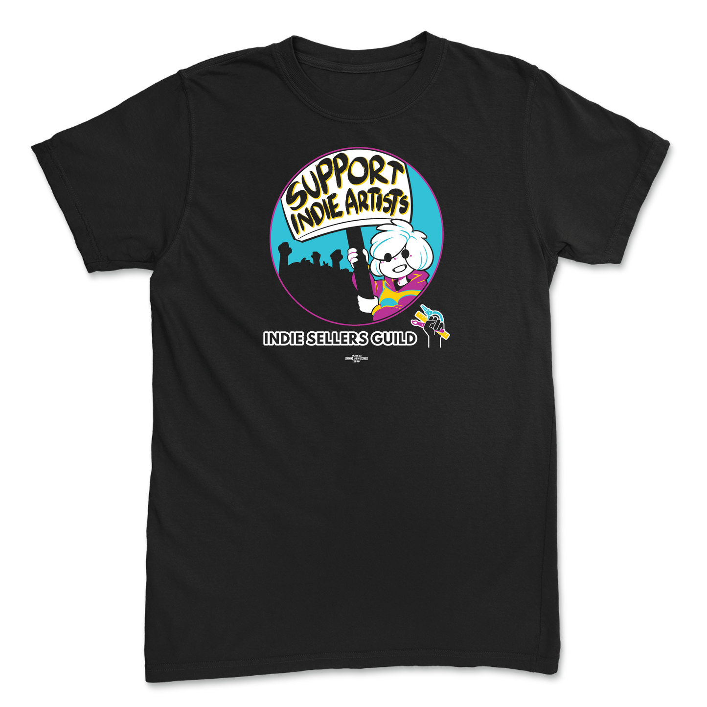 Support Indie Artists Black T-Shirt