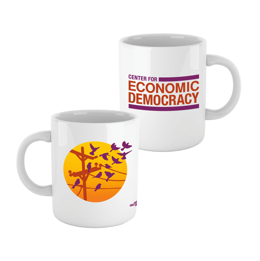 Center for Economic Democracy Logo Mug