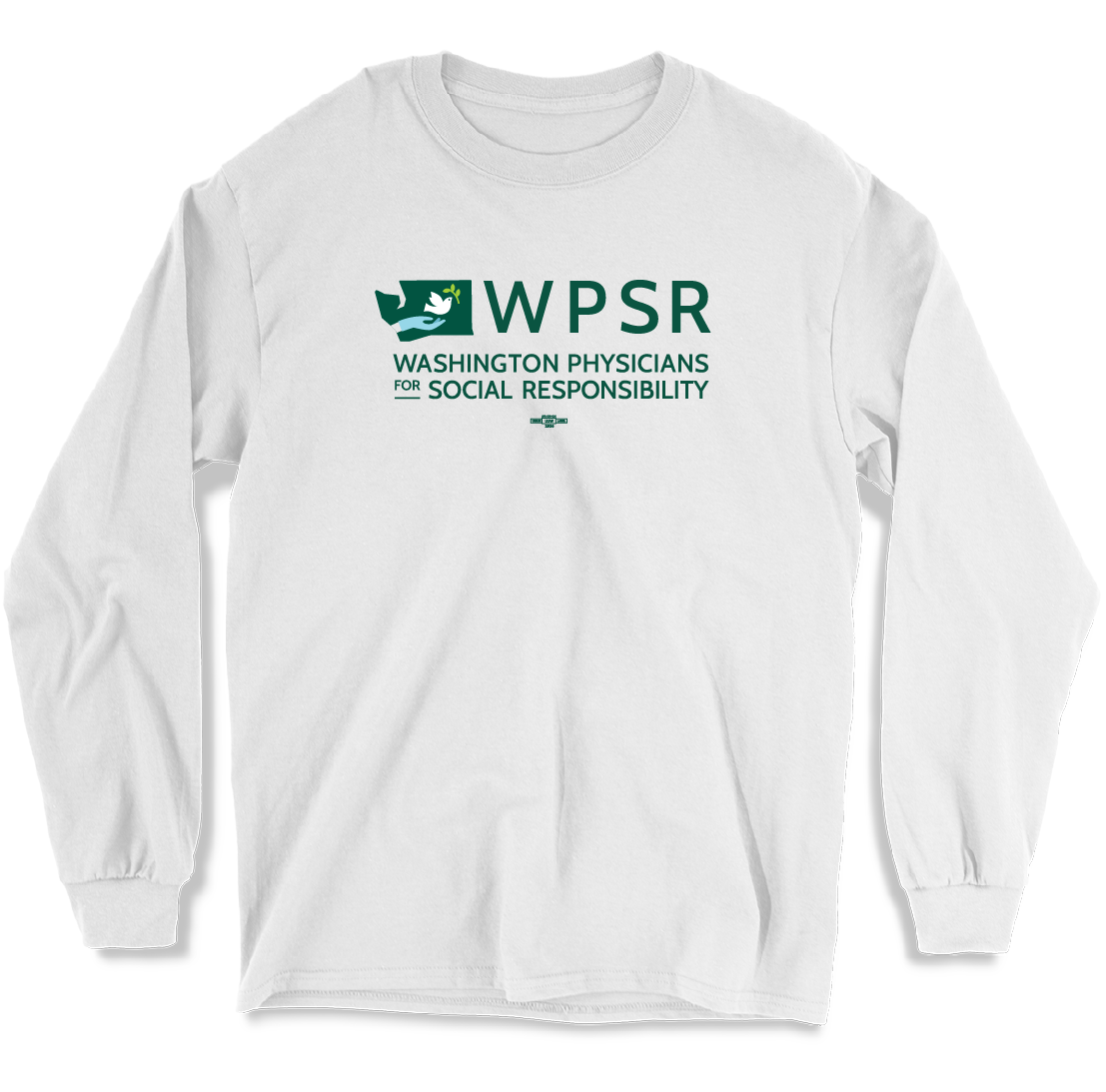 WPSR Green Text Logo on white