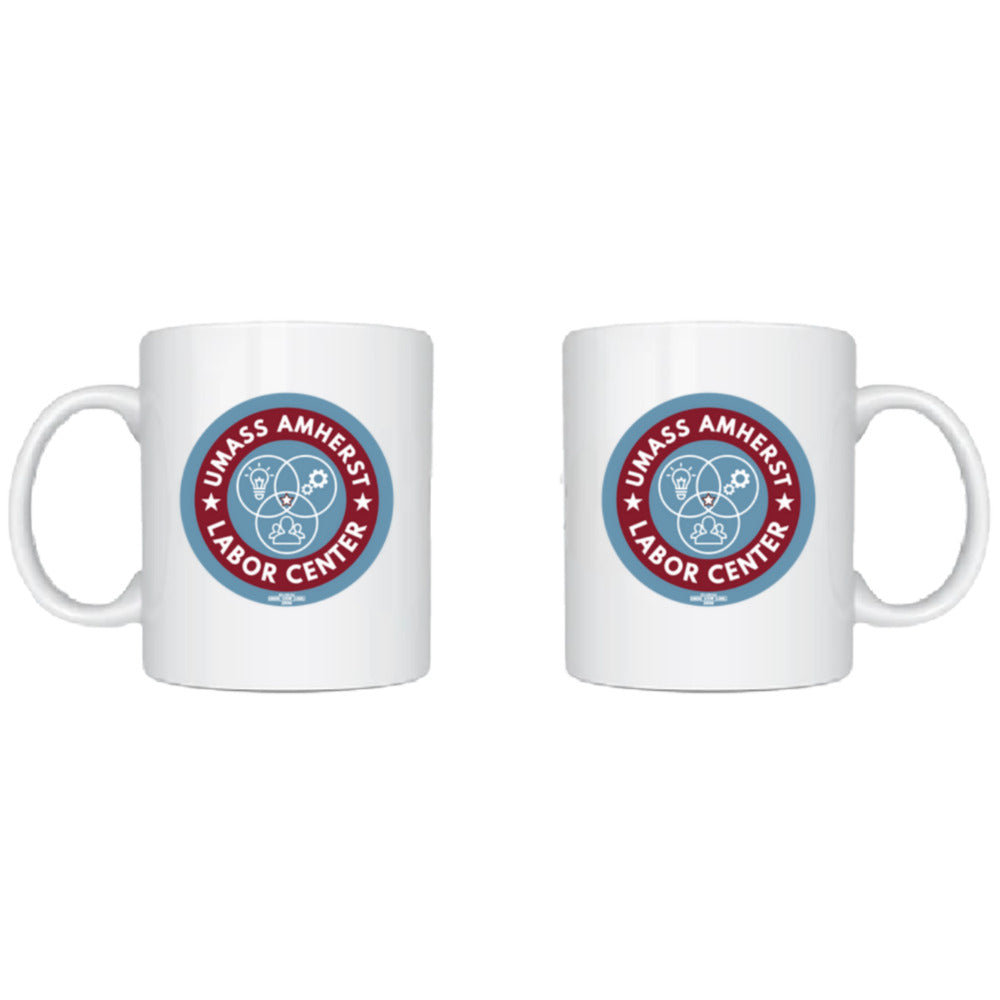 UMASS Labor Center Roundel Logo Mug