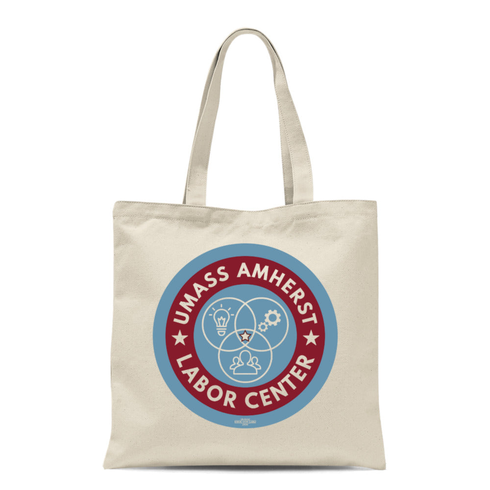 UMASS Labor Center Roundel Logo Tote