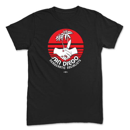 San Diego Democratic Socialists Black Tee