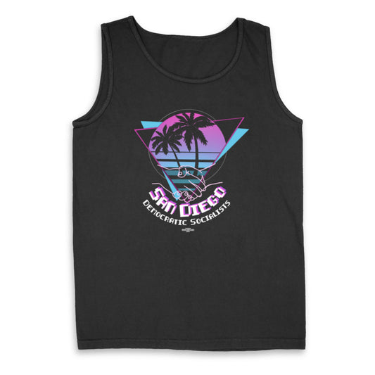 San Diego Democratic Socialists 80's Logo Tank