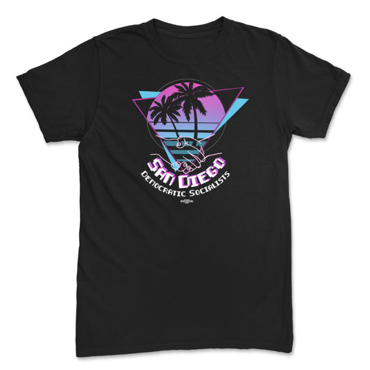 San Diego Democratic Socialists 80's Logo Tee
