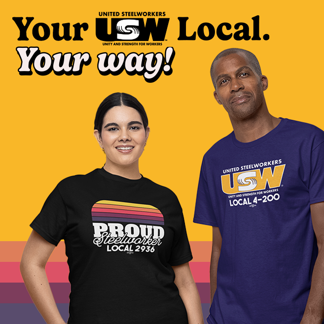 Rep your USW Local in Your Own Style