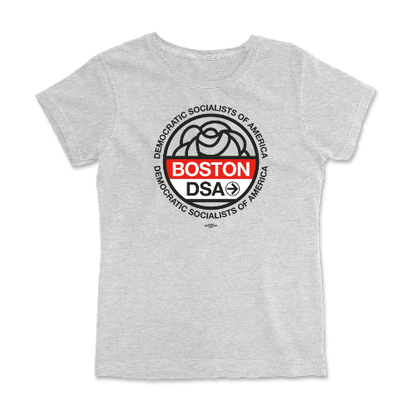 Boston DSA Logo Femme Heather Tee