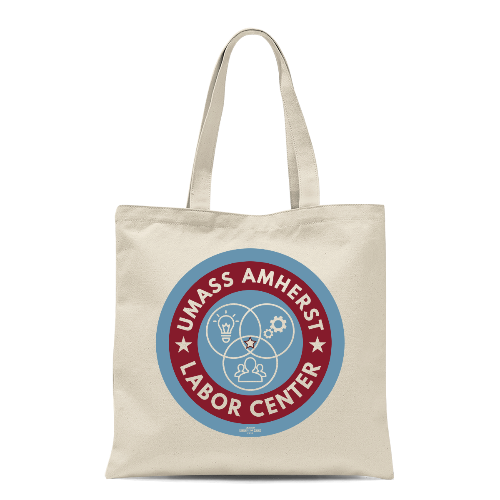 UMASS Labor Center Roundel Logo Tote