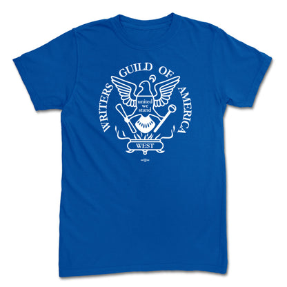 WGAW Retro Logo Shirt (Royal Blue)