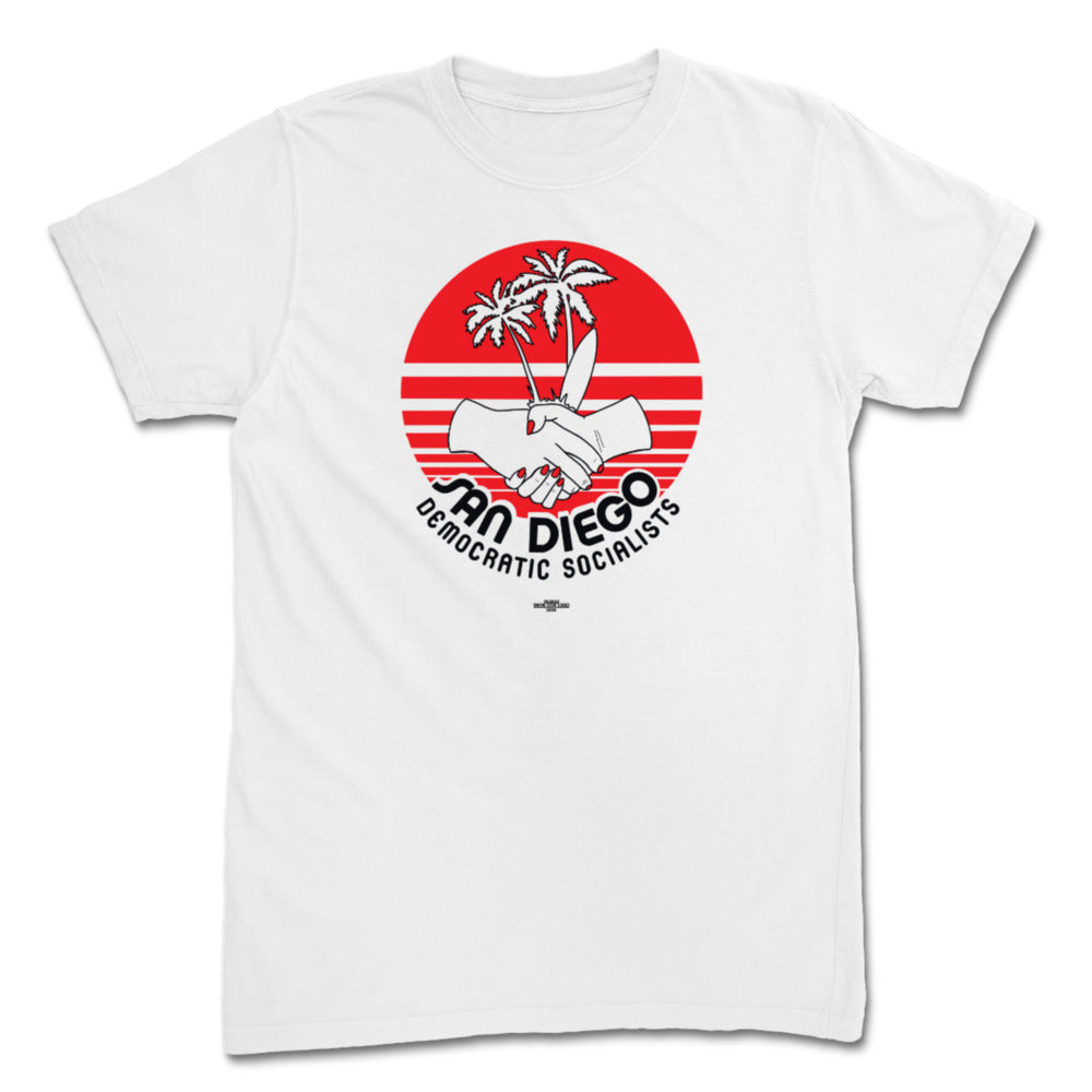San Diego Democratic Socialists White Tee