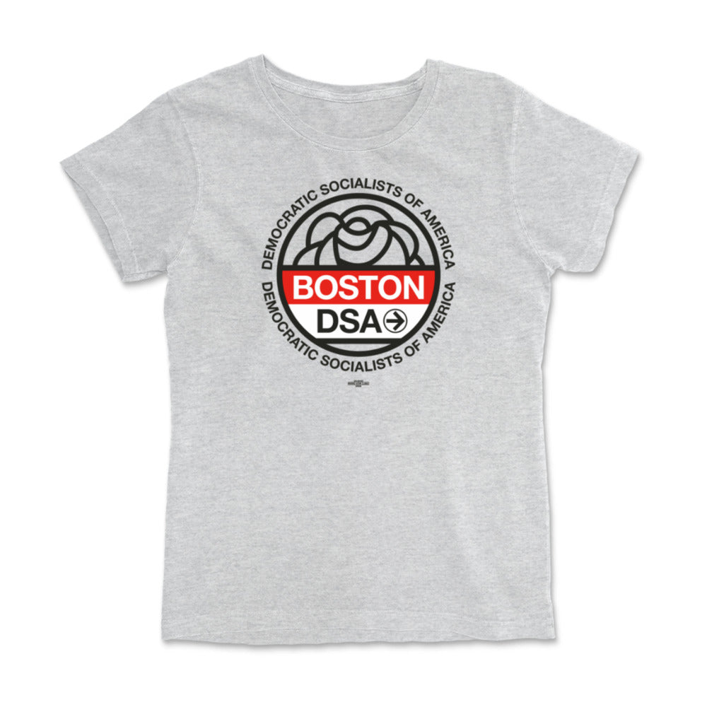 Boston DSA Logo Femme Heather Tee