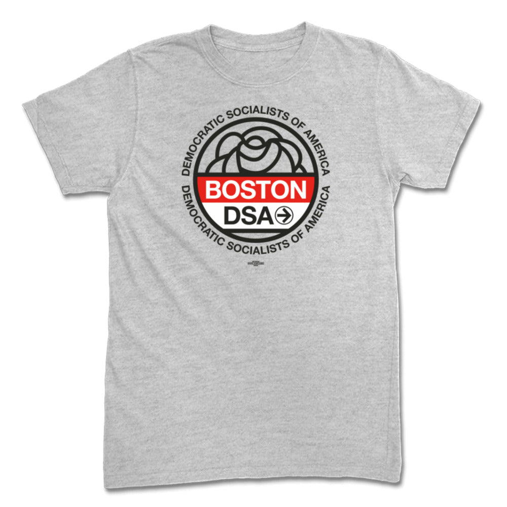 Boston DSA Logo Unisex Heather Tee