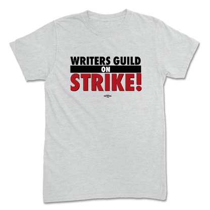 WGAE "Writers Guild on Strike" T-Shirt (Heather Grey)