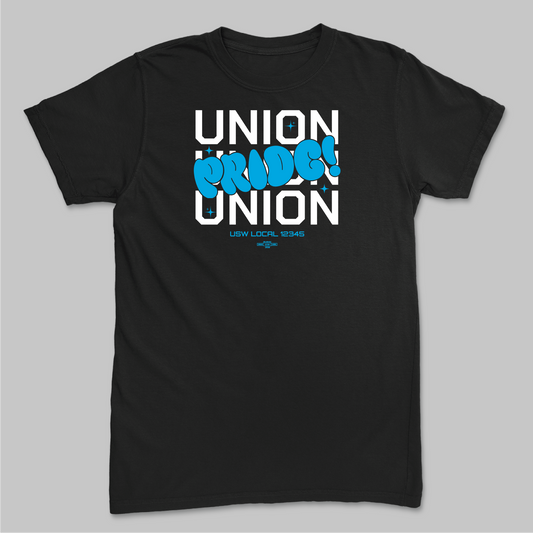 Union Pride Bubble Letters