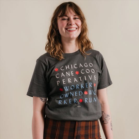 Chicago Cane Block Text shirt