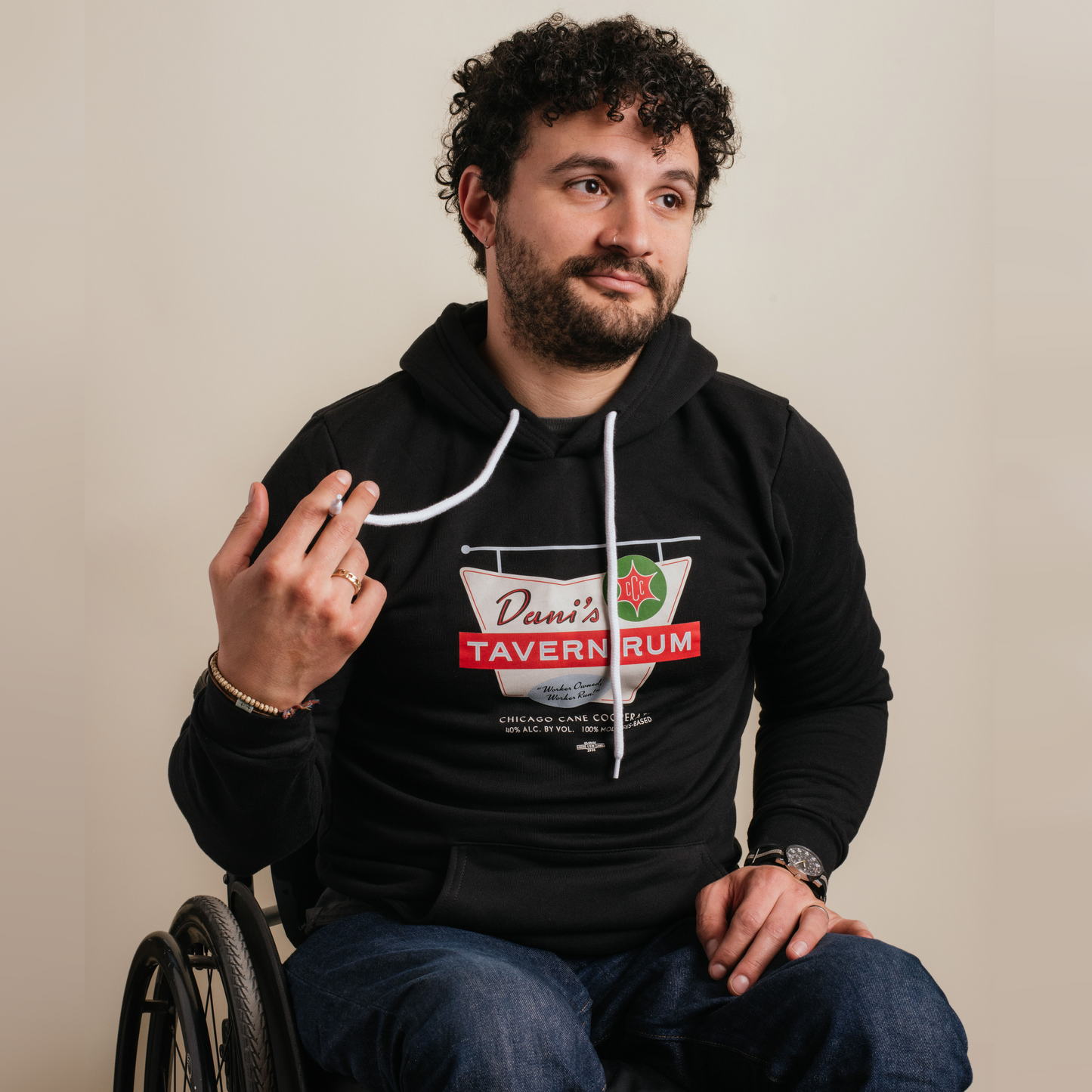 Dani's Tavern Black Pullover Hoodie