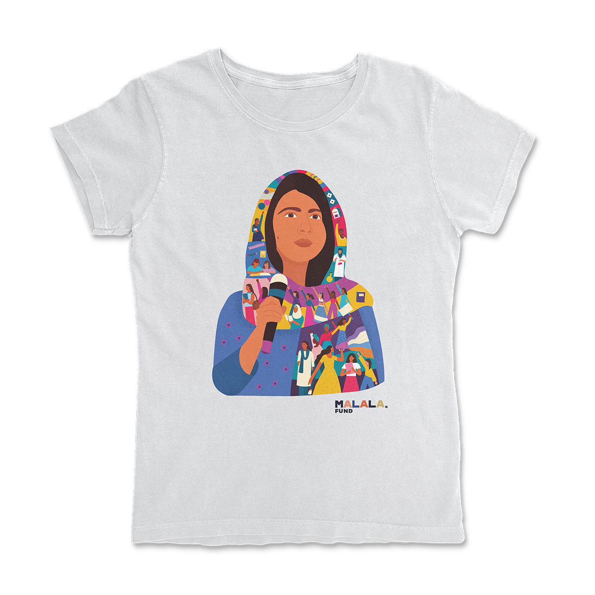 Malala Takes The Mic Tee