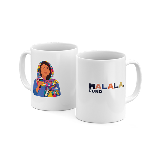 Malala Takes The Mic Mug