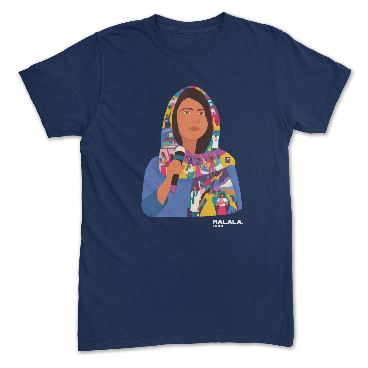 Malala Takes The Mic Tee