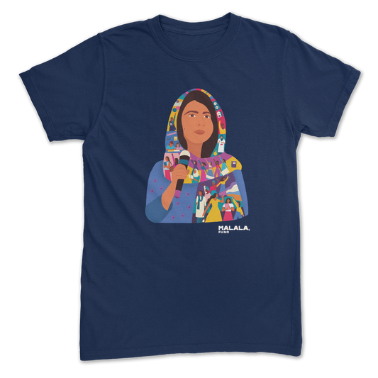 Malala Takes The Mic Tee