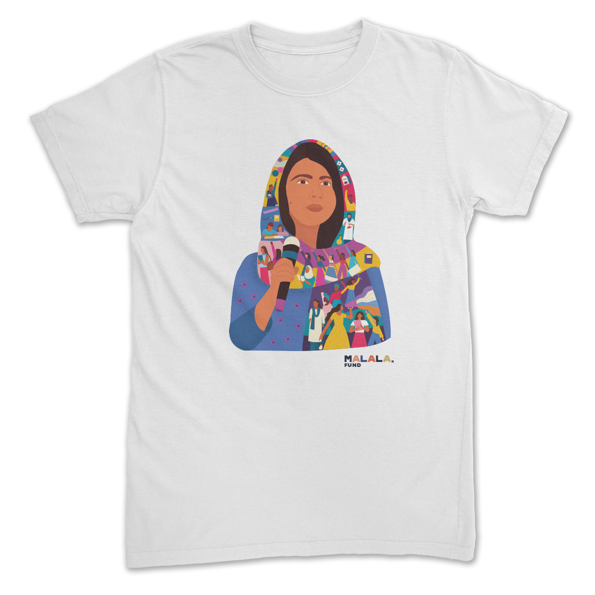 Malala Takes The Mic Tee