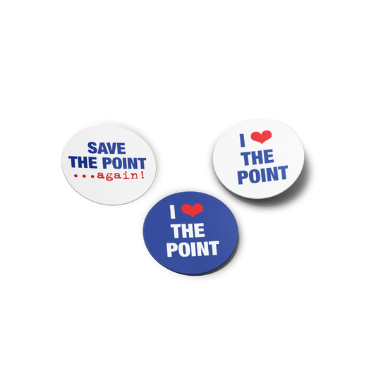 Save the Point Sticker 3 pack