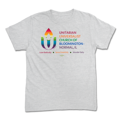 Rainbow Chalice logo Heather Youth T-Shirt