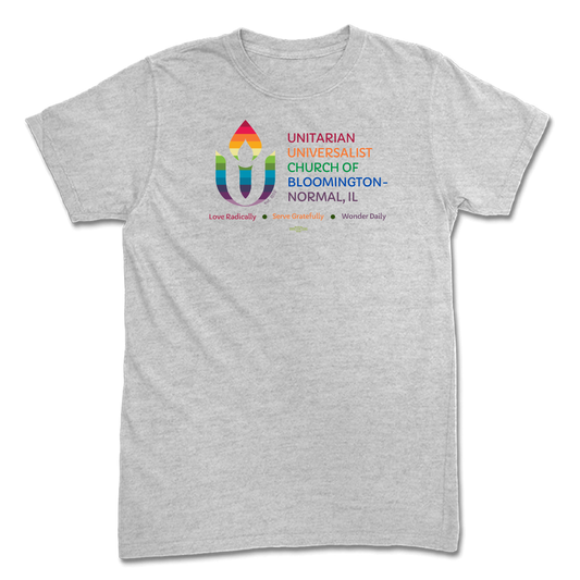 Rainbow Chalice logo Heather T-Shirt