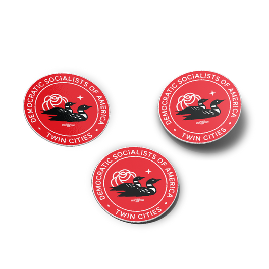 Twin Cities Round Sticker 3 Pack