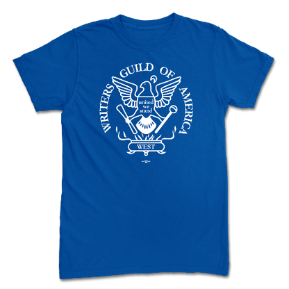 WGAW Retro Logo Shirt (Royal Blue)