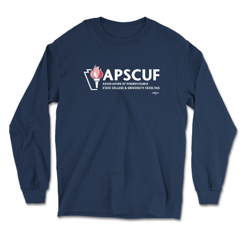 APSCUF Long Sleeve Navy Tee