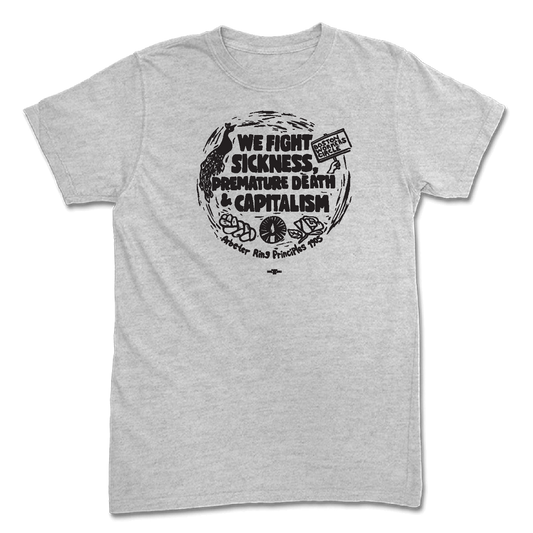 We Fight Sickness Heather Tee - Adult