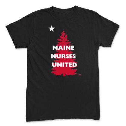 Maine Nurses United Unisex Black T-Shirt