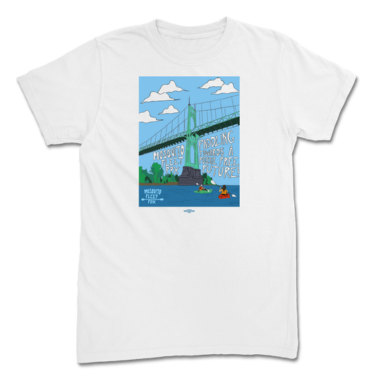 Paddling to a Fossil Free Future! T-shirt