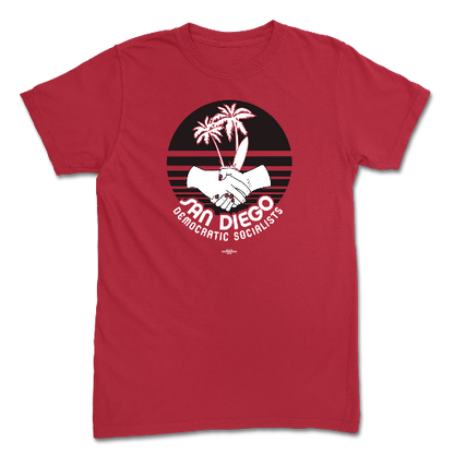 San Diego Democratic Socialists Red Tee