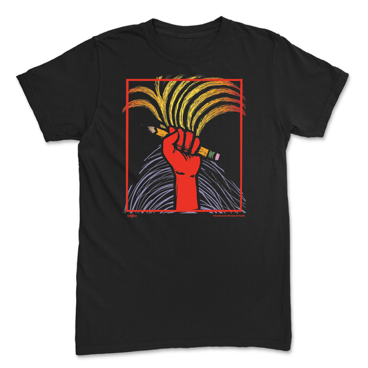 Teacher Fist Black Unisex Tee