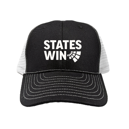 States Win Black Mesh-Back Hat