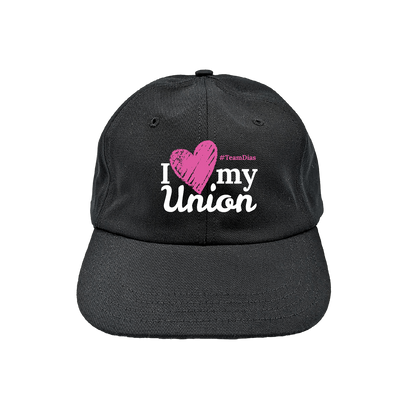 I ❤ My Union black hat