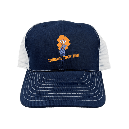 Courage Together Navy Mesh-Back hat