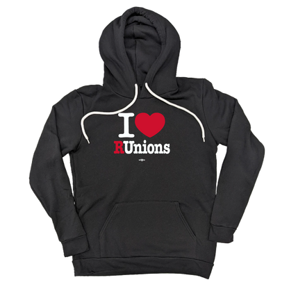 I Heart RUnions Black Pullover Hoodie