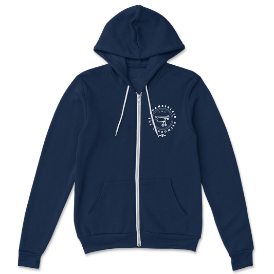Bugle Logo Navy Hoodie