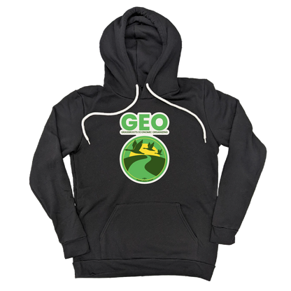 GEO Logo Black Pullover Hoodie