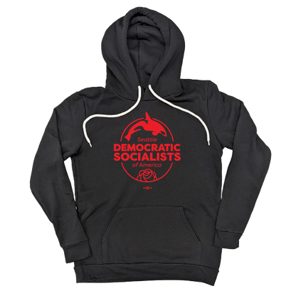 Seattle DSA Red Logo on Hoodie